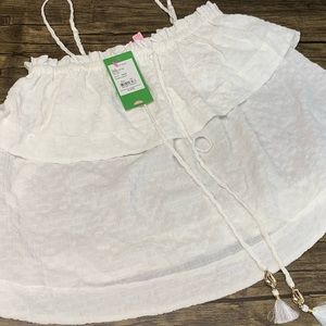 NWT Lilly Pulitzer Maya Top in Resort White, size XSmall